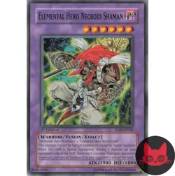 Yugioh Elemental HERO Necroid Shaman EOJ-EN036 Common 1st Edition NM - Image 1