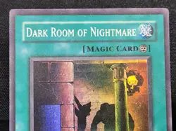 YuGiOh Dark Room Of Nightmare Lightly Played PGD-082 1st Edition Super Rare LP - Image 4