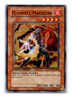 Flamvell Magician - HA01 - EN008 - Super Rare - 1st Edition - Yugioh - Image 1