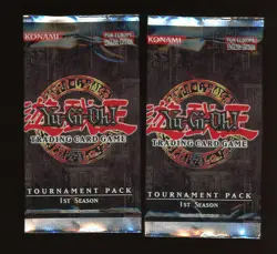 Lot of (8) Yu-Gi-Oh! English Tournament Pack 1st Season Booster Packs SEALED - Image 3