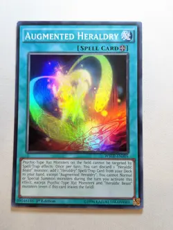Augmented Heraldry - Super Rare WSUP-EN005 1st Edition YUGIOH - Image 1