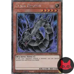 Yugioh Cyber Dragon RA03 Platinum Secret Rare 1st Edition NM - Image 1