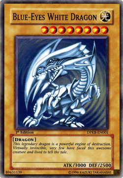 Blue-Eyes White Dragon DPKB-EN001 - Super Rare - Lightly Played Unlimited YuGiOh - Image 1