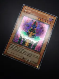 YUGIOH 2003 | JINZO | PSV-G000 | 1ST EDT GERMAN | SECRET RARE | DAMAGED - Image 3