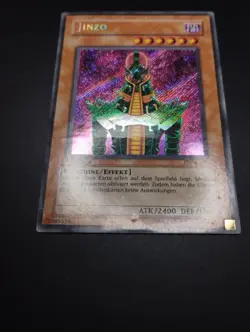 YUGIOH 2003 | JINZO | PSV-G000 | 1ST EDT GERMAN | SECRET RARE | DAMAGED - Image 4