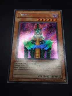 YUGIOH 2003 | JINZO | PSV-G000 | 1ST EDT GERMAN | SECRET RARE | DAMAGED - Image 5