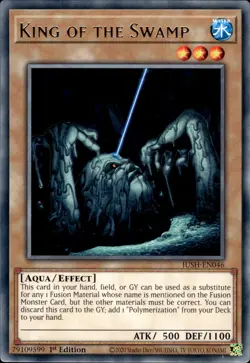King Of The Swamp - Rare 1st Edition JUSH-EN046 - NM - YuGiOh - Image 1