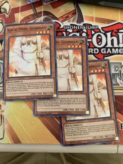 Koa'ki Meiru Guardian (3x) SESL-EN048 Super Rare 1st Edition NM Edison Yugioh - Image 1