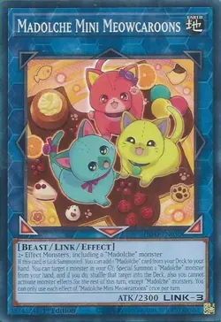 Yugioh - Madolche Mini Meowcaroons INFO-EN050 The Infinite Forbidden 1st Edition - Image 1
