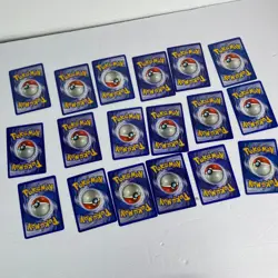 Pokemon Cards Lot of 18 Basic 1999 Non Graded Excellent Gastly Cloyster Grimer - Image 2