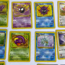 Pokemon Cards Lot of 18 Basic 1999 Non Graded Excellent Gastly Cloyster Grimer - Image 5