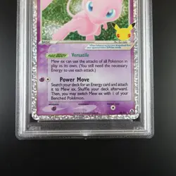 PSA 10 Mew ex 88 Pokemon Celebrations Classic Collection Holo Graded Card - Image 3