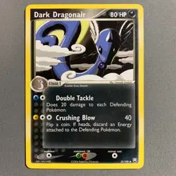 Dark Dragonair 32/109 EX Team Rocket Returns Regular Uncommon Pokemon Card LP - Image 1