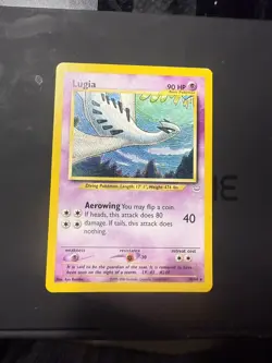 Pokemon TCG Lugia Neo Revelation Card 20/64 Unlimited Rare - Image 1