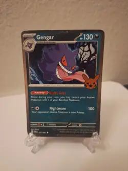Gengar (Cosmos Holo) 057/091 Trick or Trade Card - Image 1