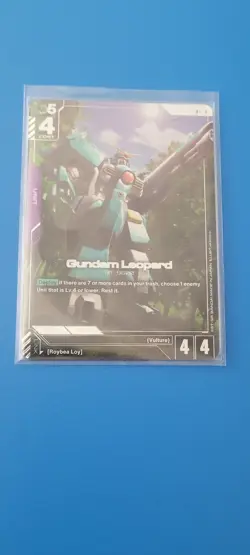 Gundam Leopard U+ Gundam Card Game Dual Impact GD02-060 Alternate Art - Image 1