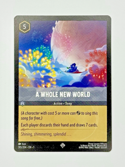 Disney Lorcana The First Chapter A Whole New World 195/204 NON FOIL Super Rare - Image 1