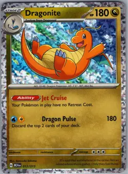 Dragonite 012/015 Holo McDonald's Promos 2024 - Pokemon Card - NM - Image 1
