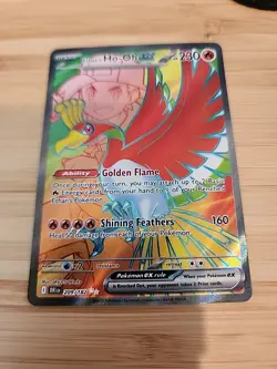 Pokemon TCG - Ethans Ho-Oh Ex 209/182 - Destined Rivals - NM Full Art Card - Image 3