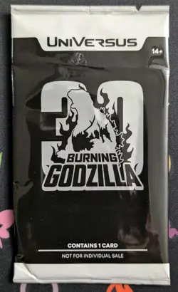 Universus Burning Godzilla TCG Limited Exclusive Sealed Promo Card - Image 1