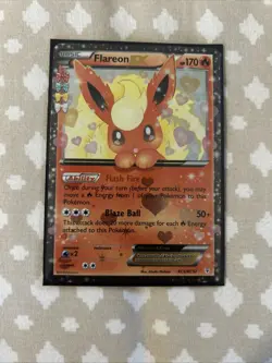 Pokemon TCG Flareon EX Radiant Collection Holo Card RC6/RC32 Good Condition - Image 1
