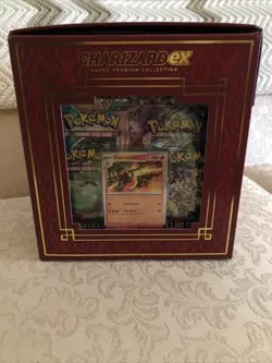 Pokemon TCG Charizard EX Super Premium - Card Display Figure Set-Unopened+BIN 90 - Image 2