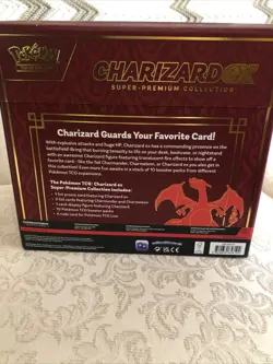 Pokemon TCG Charizard EX Super Premium - Card Display Figure Set-Unopened+BIN 90 - Image 3