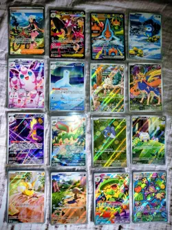 PHANTASMAL FLAMES HUGE POKEMON 16 CARD LOT NM IR & SIR INCLUDES DAWN & LOPUNNY! - Image 1