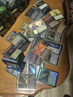 Magic The Gathering LOTR Middle Earth Card Lot 2 Opened Collectors Boosters - Image 4