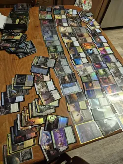 Magic The Gathering LOTR Middle Earth Card Lot 2 Opened Collectors Boosters - Image 5