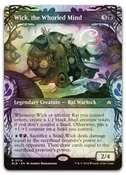 Wick, the Whorled Mind (Showcase) #314 (Foil) (NM) Bloomburrow BLB Magic MTG - Image 1
