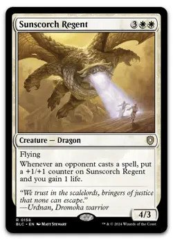 Sunscorch Regent #158 (NM) Bloomburrow BLC Magic MTG - Image 1