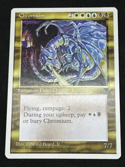 Magic the Gathering MTG Chromium Multicolour Chronicles Rare - Image 1