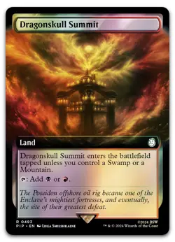 Dragonskull Summit (Extended Art) #493 (Foil) (NM) Fallout PIP Magic MTG - Image 1