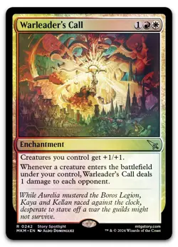 Warleader's Call #242 (Foil) (NM) Murders Karlov Manor MKM Magic MTG - Image 1