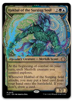 Hakbal of the Surging Soul (Showcase) #19 NM Lost Caverns of Ixalan Magic MTG - Image 1
