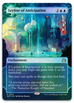 Leyline of Anticipation #23 (Foil) (NM) Wilds of Eldraine WOT Magic MTG - Image 1