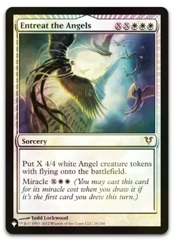 Entreat the Angels (AVR) #20 (Foil) (NM) List Reprints LIST LIST Magic MTG - Image 1