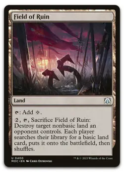 Field of Ruin #400 (NM) March of the Machine MOC Magic MTG - Image 1