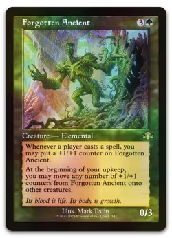 Forgotten Ancient (Retro Frame) #341 (Foil) NM Dominaria Remastered Magic MTG - Image 1