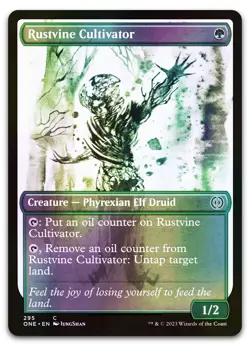 Rustvine Cultivator (Showcase) #295 (Foil) NM Phyrexia All Will Be One Magic MTG - Image 1