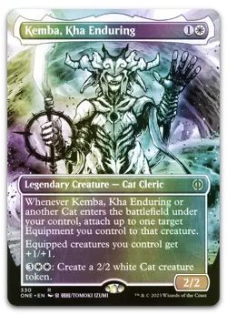 Kemba, Kha Enduring (Borderless) #330 (Foil) NM Phyrexia All Will Be One - Image 1