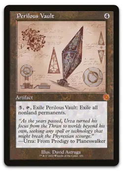 Perilous Vault (Schematic) #101 (NM) Brothers' War BRR Magic MTG - Image 1