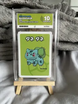 Bulbasaur Japanese Old Maid Pokemon Center Exclusive Ace 10 - Image 1