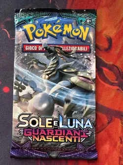 Pokemon TCG Sun and Moon Guardians Rising Booster Pack (Italian) New & Sealed - Image 1