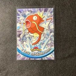 Topps Pokemon Magikarp 129 Series 3 Blue Logo Non Holo TV Animation Edition - Image 1