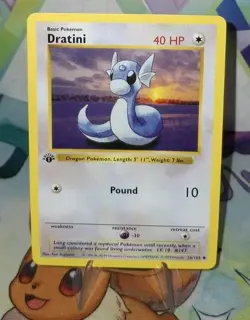 Pokemon TCG 1st Edition Shadowless Dratini 26/102 NM/BETTER - Image 3