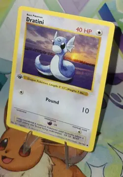 Pokemon TCG 1st Edition Shadowless Dratini 26/102 NM/BETTER - Image 4