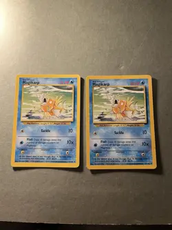 Pokemon TCG Magikarp Lot of 2 35/102 Base Set Vintage 1999 Wotc Nm - Image 1