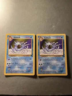 Pokemon TCG Golduck Lot of 2 35/62 Fossil Set Vintage 1999 Wotc Nm - Image 1